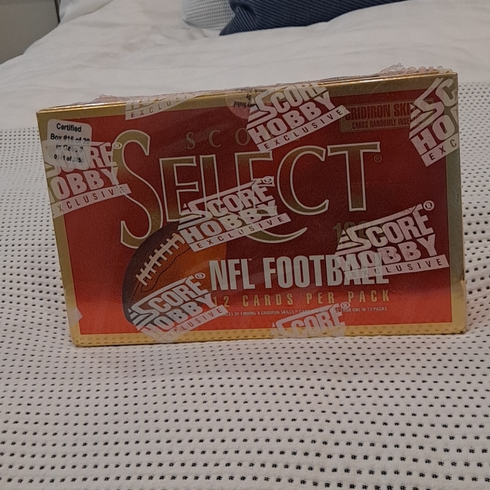 1993 score select football hobby exclusive box